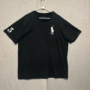 POLO RALPH LAUREN TSHIRT #3 BIG PONY Men’s Sz XL XXL Black White Tagless